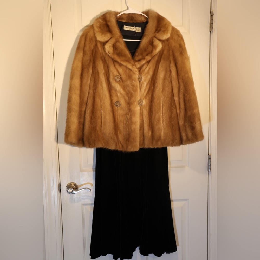 Vintage real fur coat